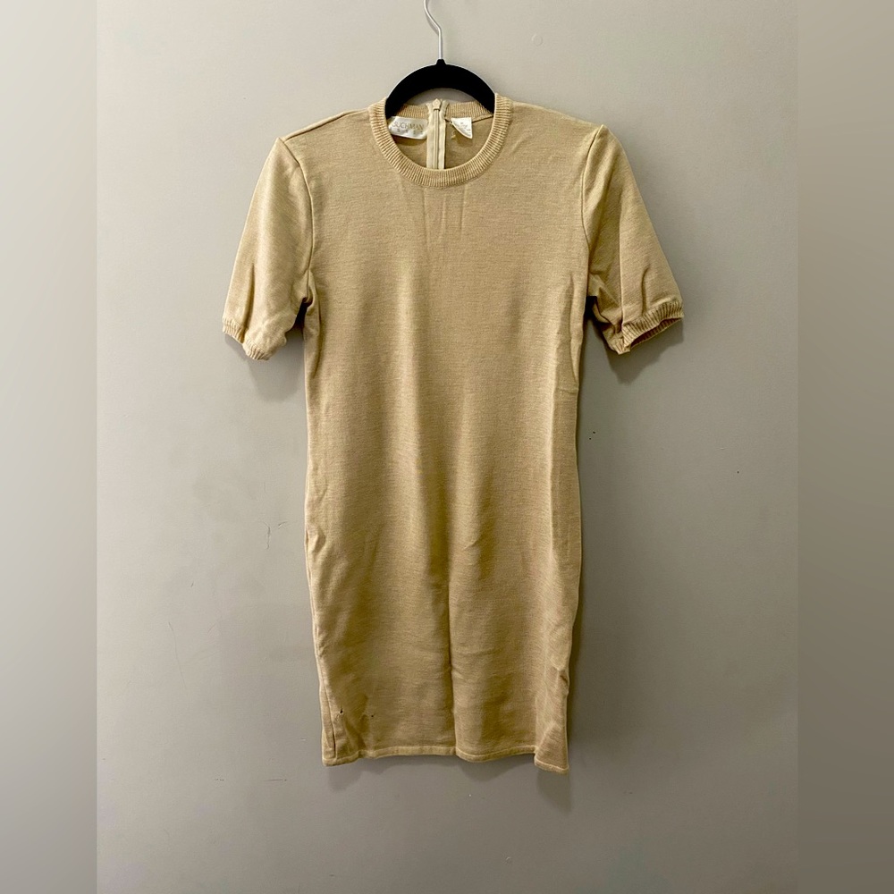 Brown wool dress